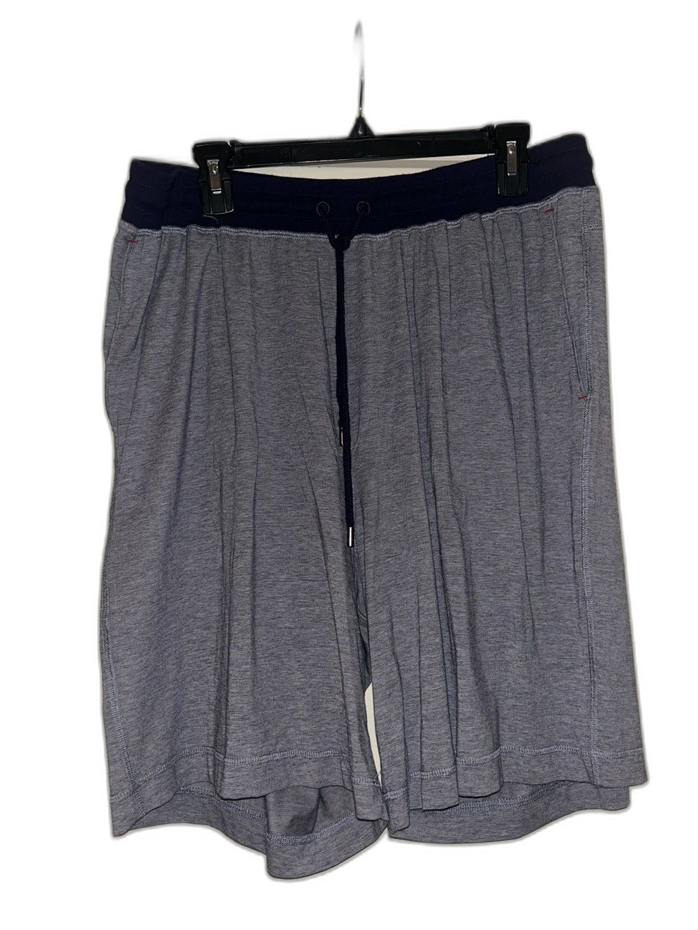Daniel Buchler Men's Drawstring Lounge Shorts Medium Navy Blue Sleep Pajama